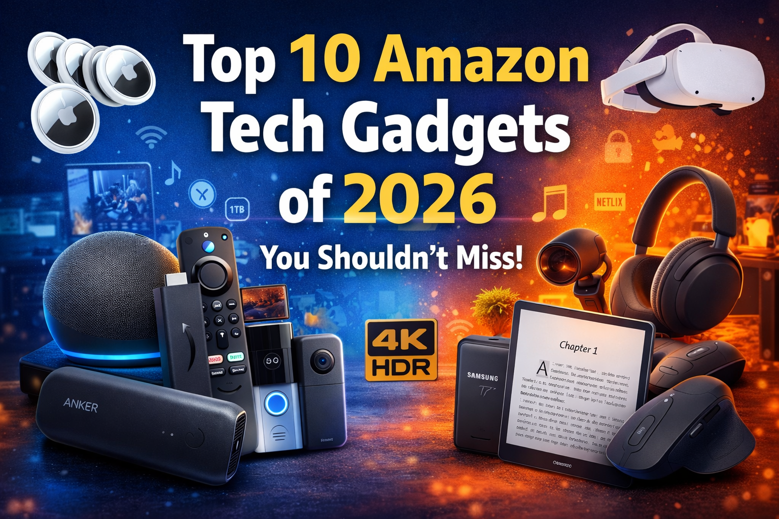 Top 10 Amazon Tech Gadgets of 2026